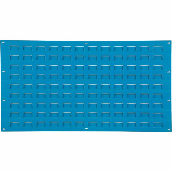 Global Industrial Steel Louver Panel, 36inW, Blue 249289ABL